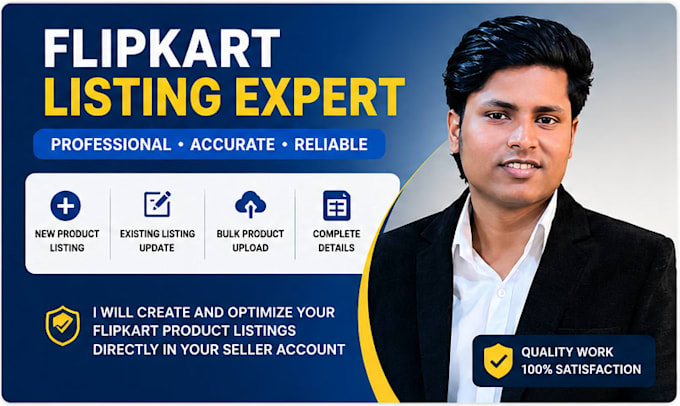 create the listings directly in your flipkart seller account