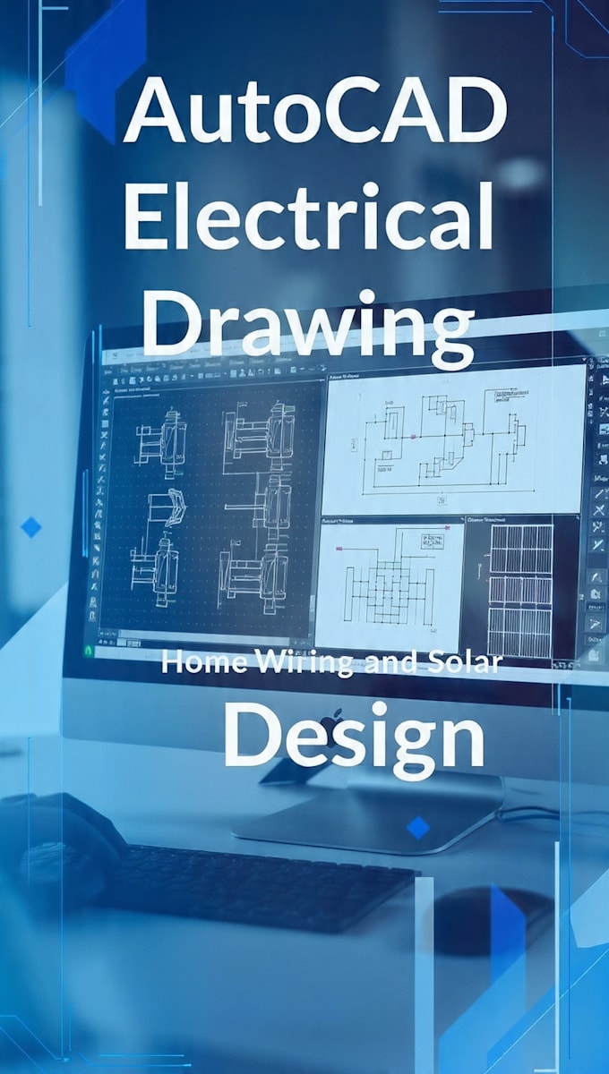 autocad electrical drawing home wiring and solar design