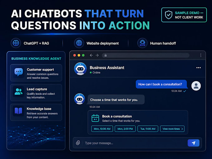 build a custom ai chatbot or knowledge agent for your business