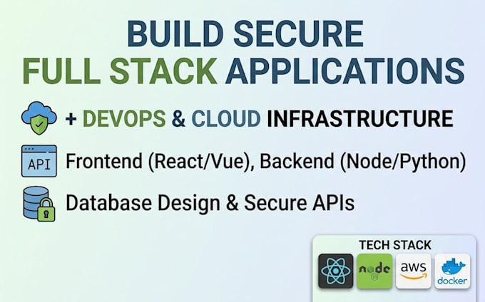 build secure full stack application