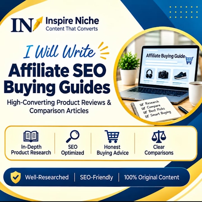 write SEO optimized affiliate buying guide
