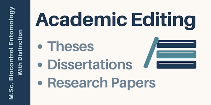 edit your thesis, dissertation or research paper