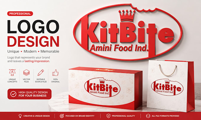 do premium logo design for your brand
