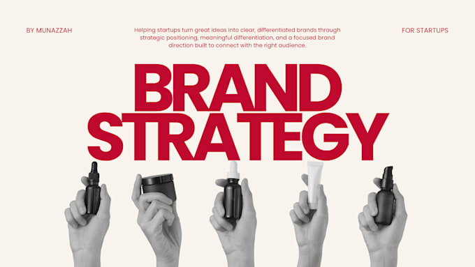 build a brand strategy for your startup