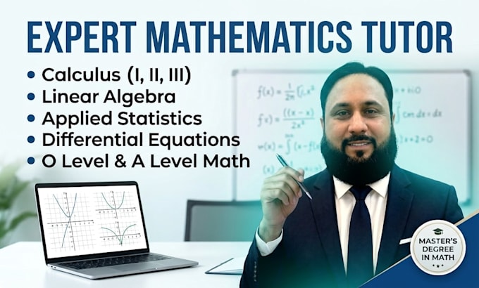 be your expert online math tutor for algebra and calculus