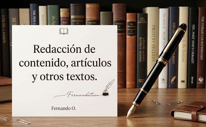 redacción de contenido, artículos y otros textos