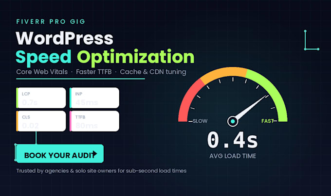 do speed optimization of your wordpress website