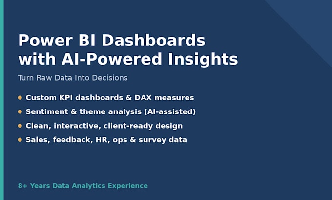 design a powerbi dashboard