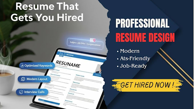 design and edit a custom resume that gets you interviews
