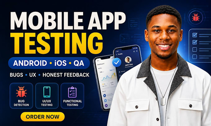 test your android or ios app and provide honest user feedback