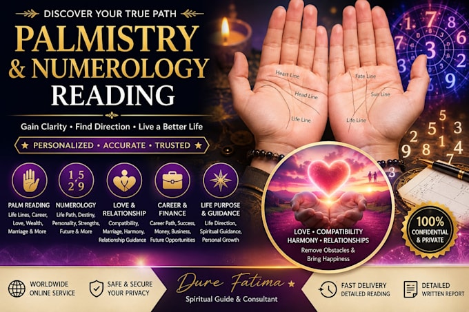 do palmistry and numerology reading