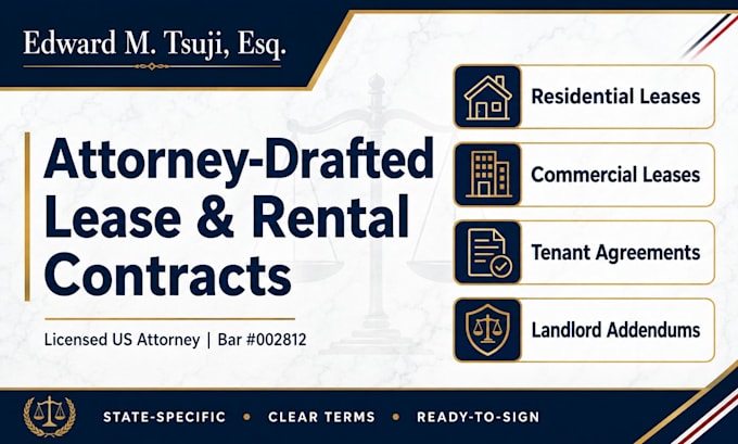 draft customized landlord rental contracts and addendums