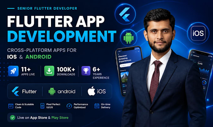 be your mobile app developer, app development, flutter developer, app creation