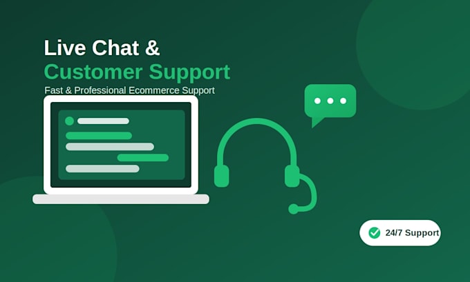 be your live chat agent and customer support