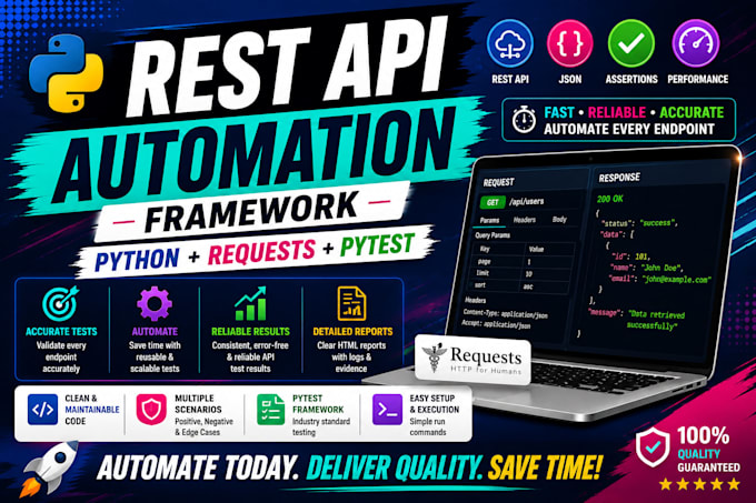 do rest API automation with python, requests and pytest