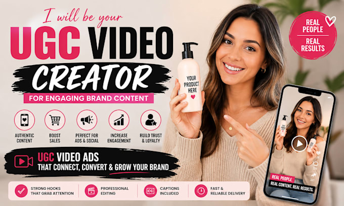 be your ugc video creator for your brand