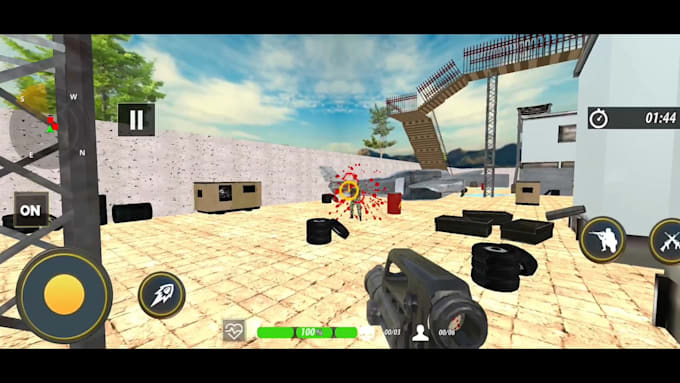 make fps shooter games in unity 3d game engine