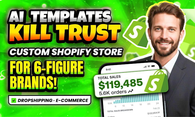 shopify store design dropshipping website development for brands
