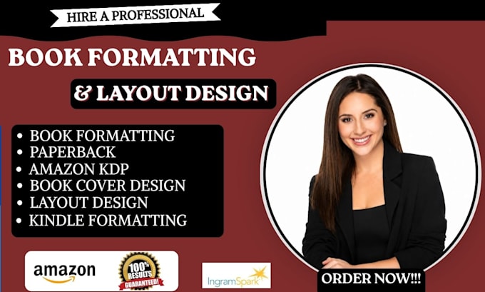 format your manuscript, layout design, ebook formatting, for amazon kdp