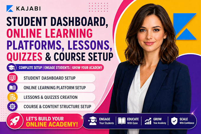 do kajabi student dashboard online learning platforms lessons course setup