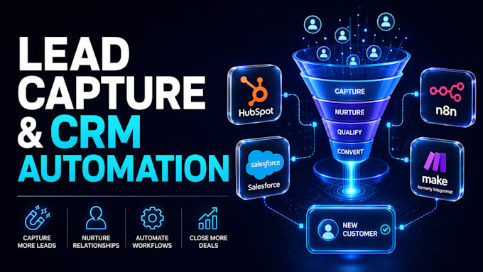 automate your lead capture and CRM pipeline workflows