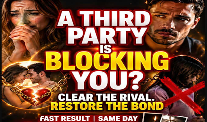 cast third party removal spell to remove interferences from your relationship