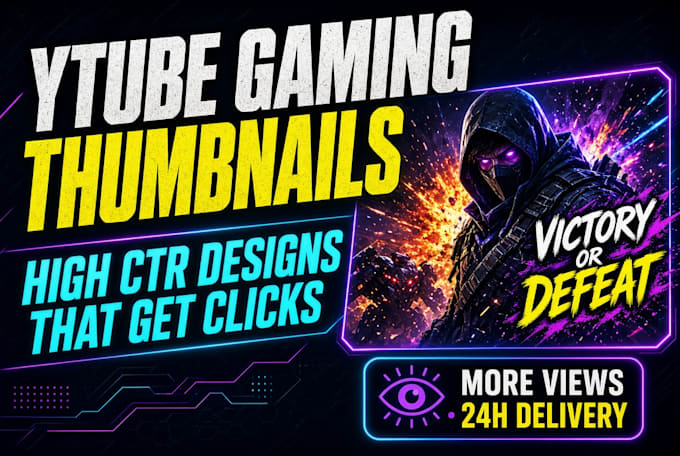 create high CTR thumbnails for gamers and streamers