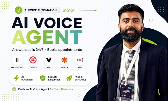 build ai voice agent, ai receptionist as vapi expert, retell ai, eleven labs
