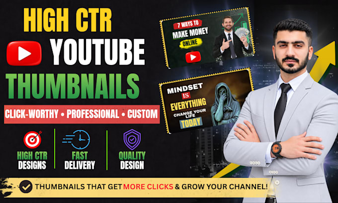 design catchy youtube thumbnails