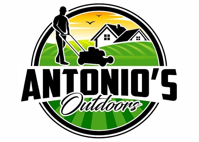 design outstanding lawn care logo