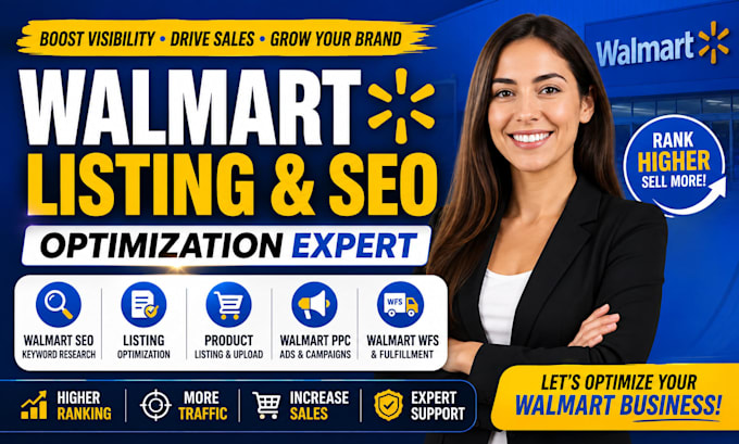 optimize walmart listings with walmart SEO PPC wfs product listing optimization