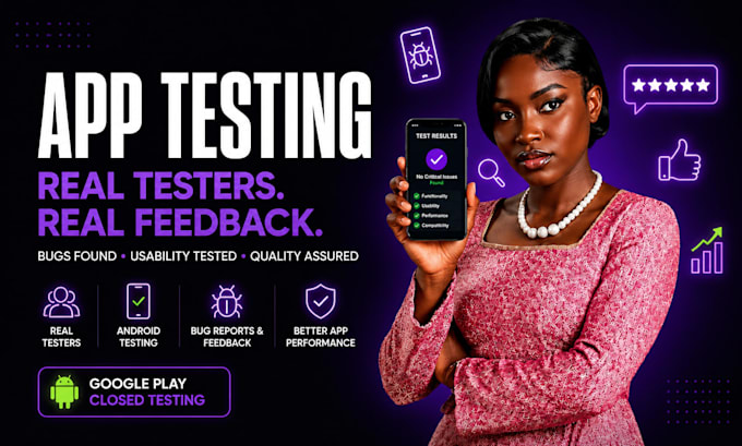 provide 12 testers google play app testing closed testing 12 app tester