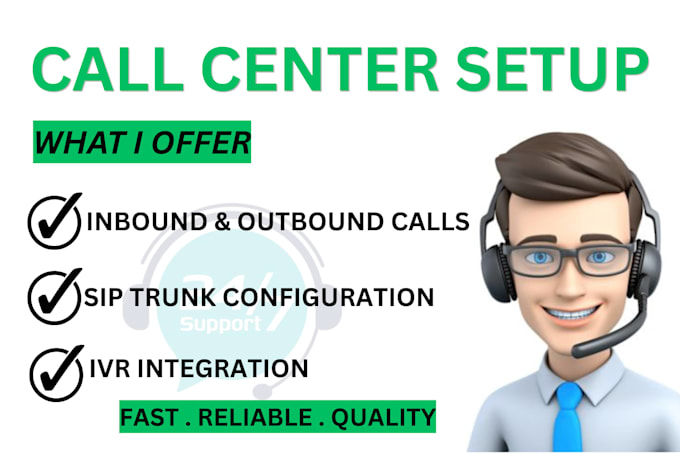 setup 3cx did number sip trunk inbound outbound call center