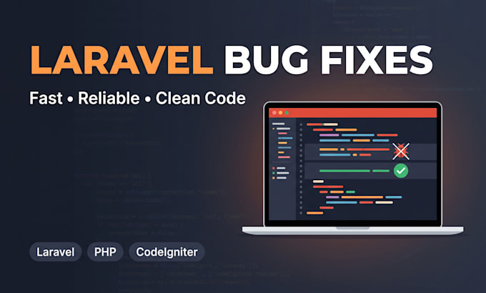 your laravel bugs, errors, and issues fast