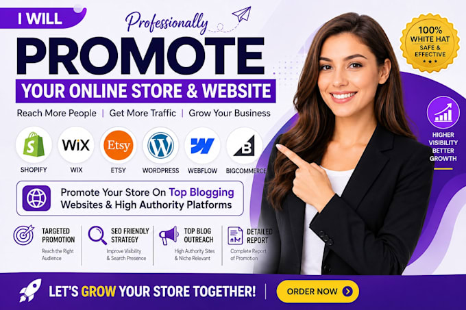 promotion shopify wix etsy wordpress webflow bigcommerce top blogging websites