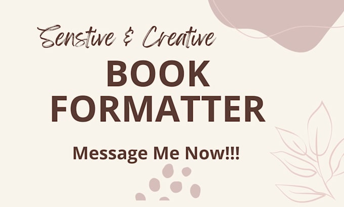 do kdp book, workbook, document formatting and layout design
