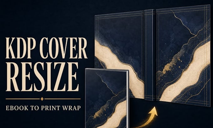 resize your ebook cover for KDP paperback and hardcover