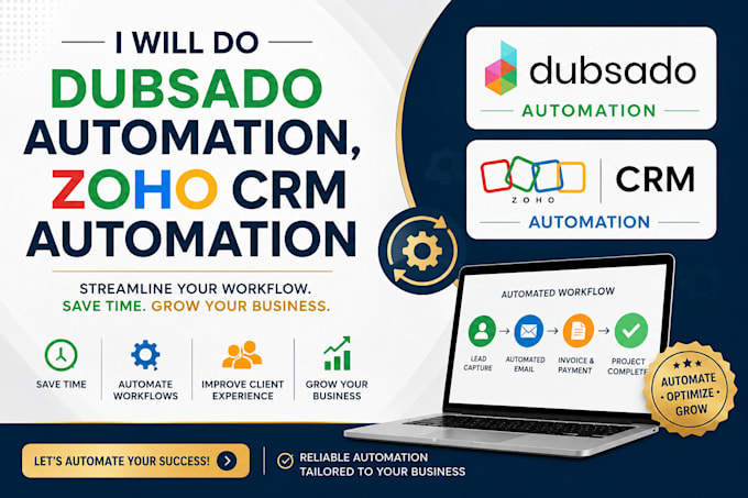 dubsado automation, zoho CRM automation