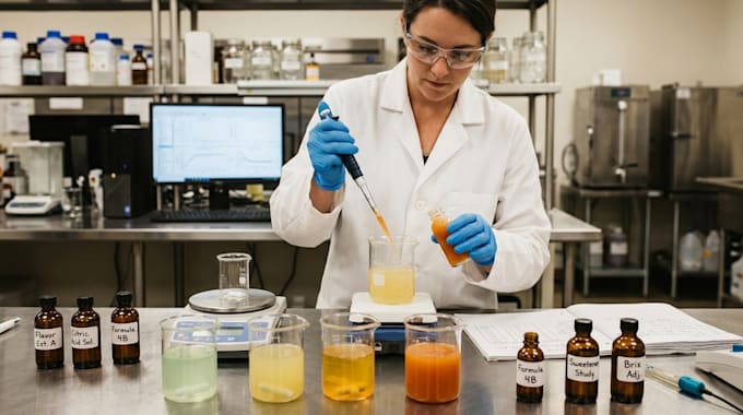develop professional food and beverage formulations