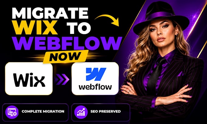 migrate wix to webflow redesign website with backup wix migration to webflow