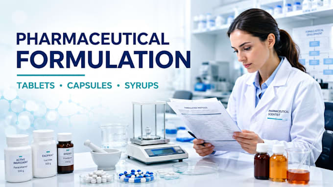 develop pharmaceutical formulations for tablets capsules and syrups
