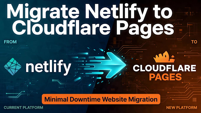 migrate netlify websites to cloudflare pages with dns and SSL setup