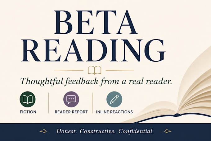 beta read your fiction and provide thoughtful feedback