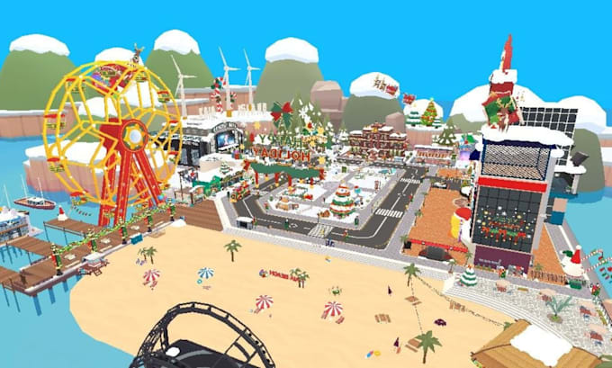 build cartoonish roblox map, terrain map, adventure map, roblox scripting