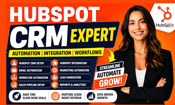 do hubspot CRM setup hubspot automation, integration and workflow automation