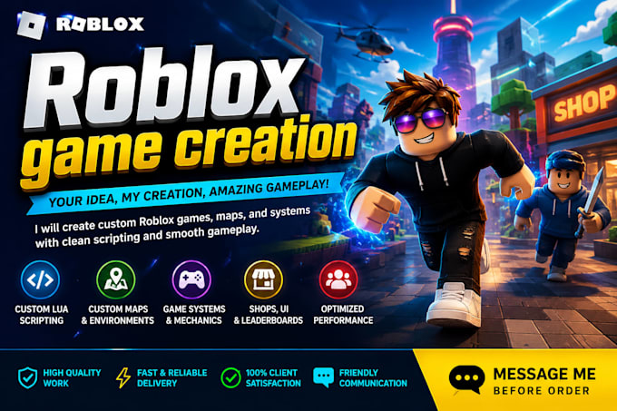 develop roblox full game, full game creation, game map, roblox game development