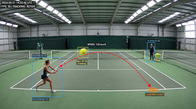 develop sports ball tracking and trajectory analysis software