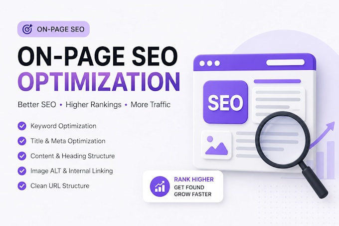 be your on page seo specialist for e commerce and d2c