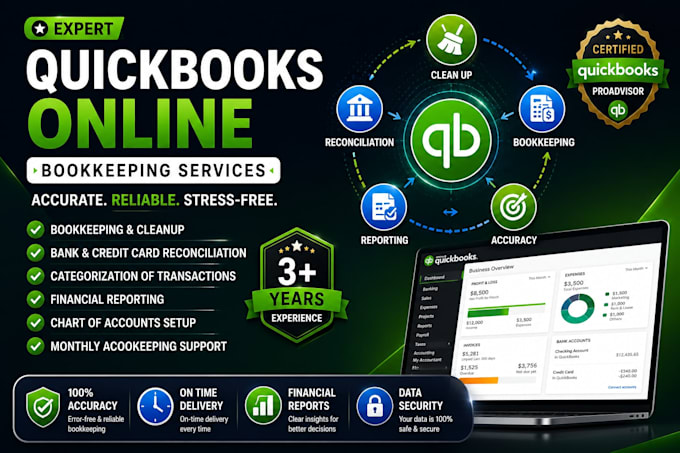 do accounting and bookkeeping using quickbooks online