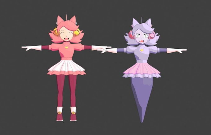 model 3d characters and props